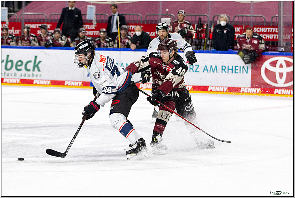 PENNY DEL;  Koelner Haie - Nuernberger Ice Tigers; Koeln, 25.03.2021